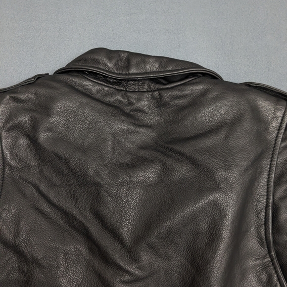 Milwaukee Riders Women's Leather Biker Jacket Size XL Asymmetrical - Picture 12 of 16